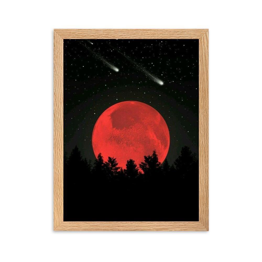 Red Eclipse Gerahmtes Poster