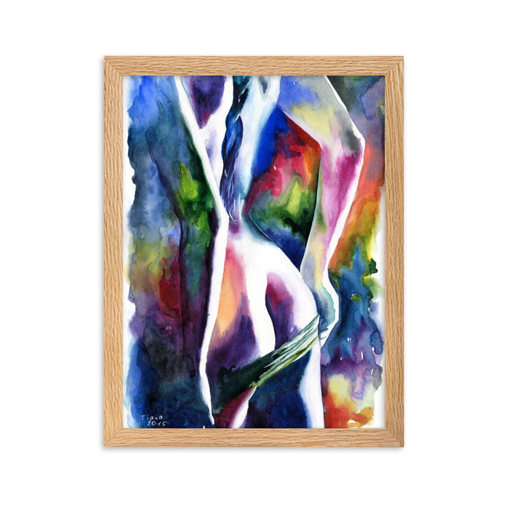 Luminescence - Gerahmtes Poster