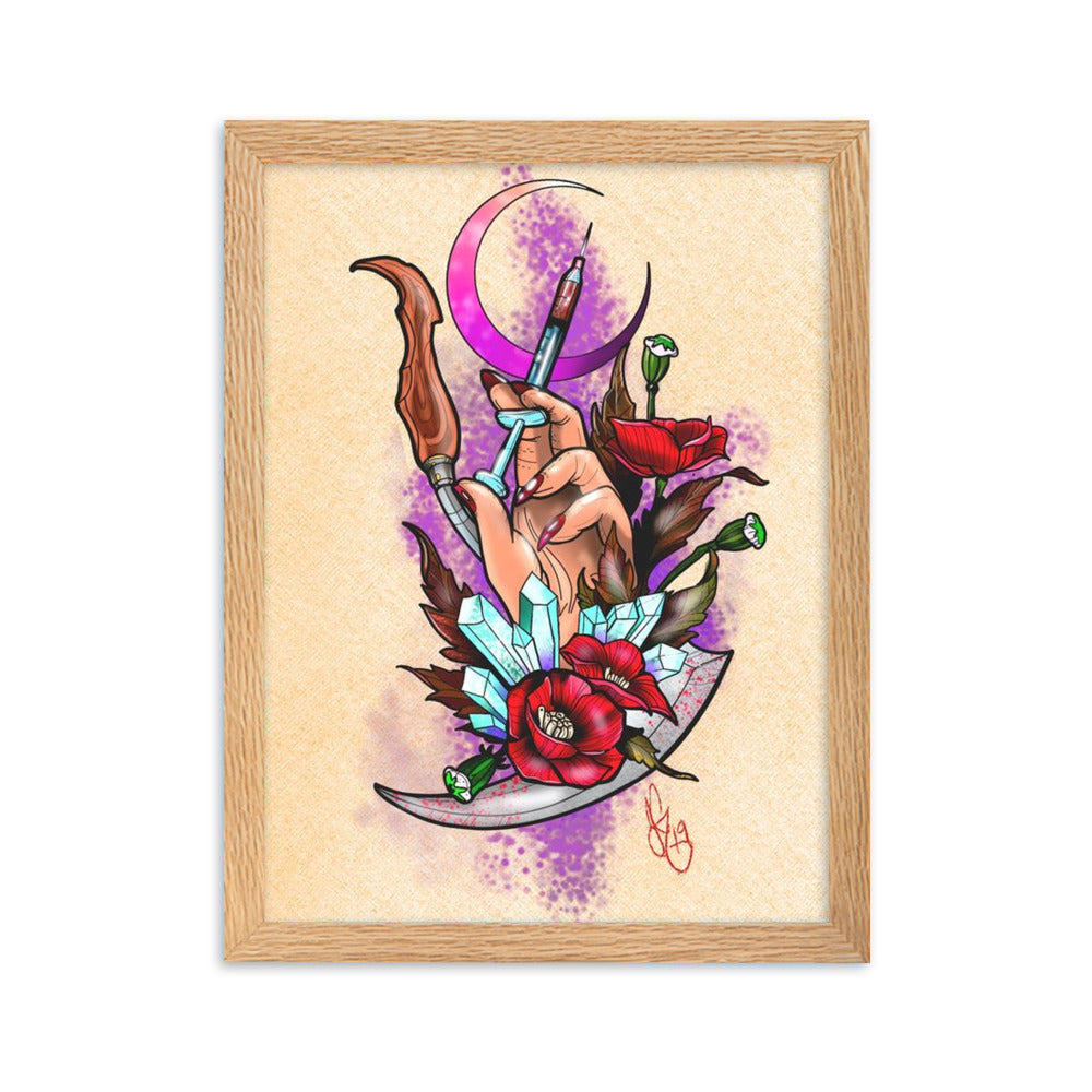 Dietrologia - Gerahmtes Poster