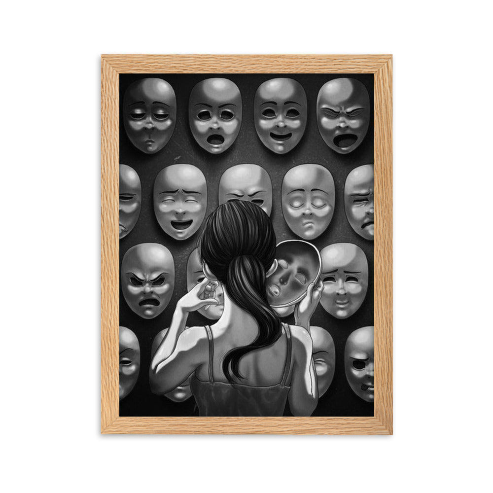 Who am I - Gerahmtes Poster