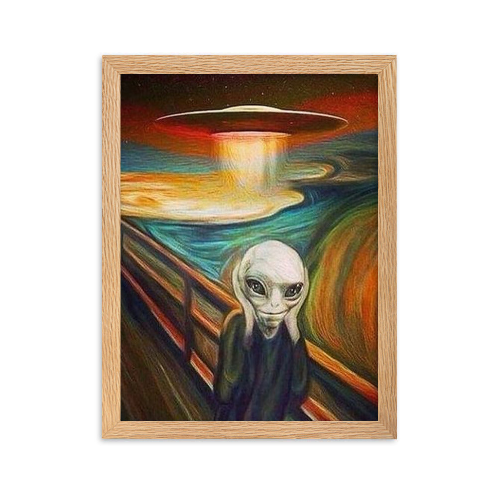 UFO Art - Gerahmtes Poster