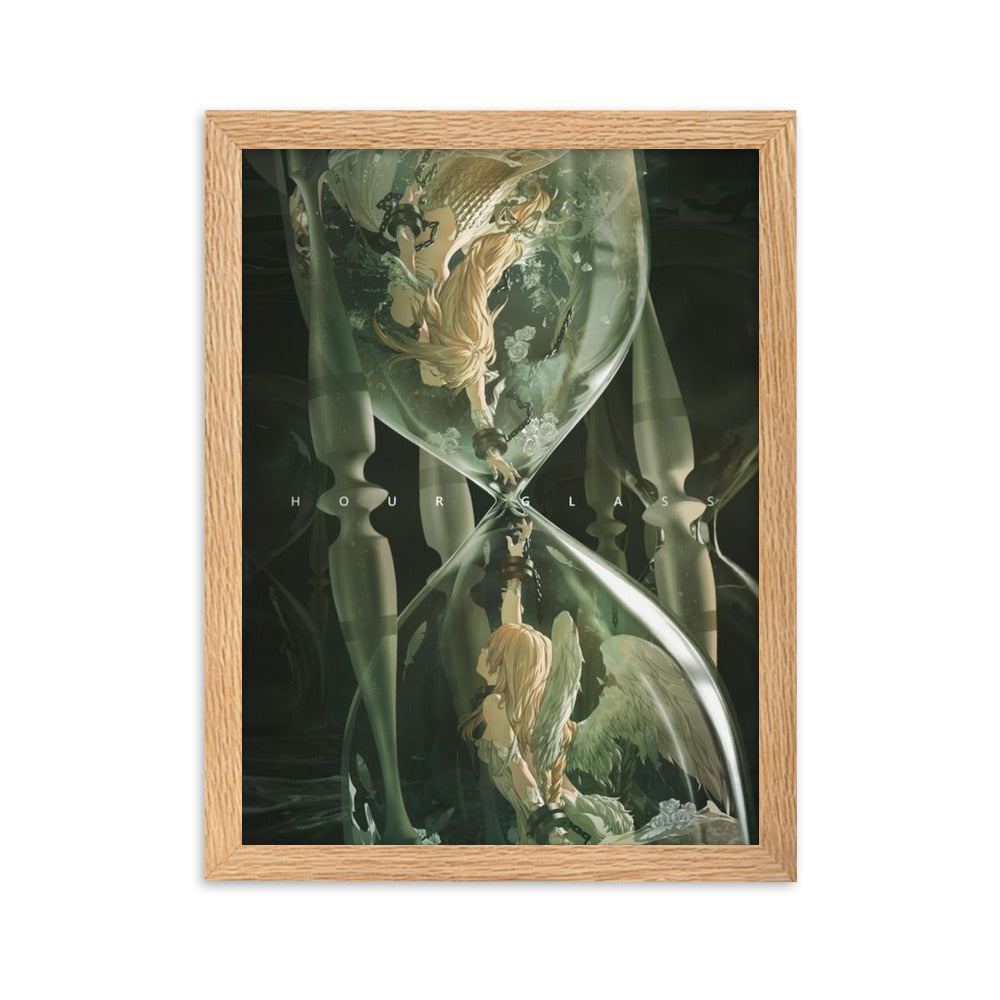 Hourglass - Gerahmtes Poster