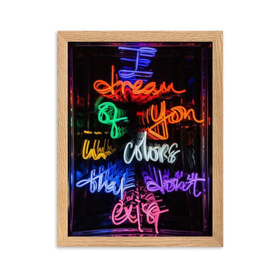 Dream You Gerahmtes Poster - Produktbild 5 - NiZED