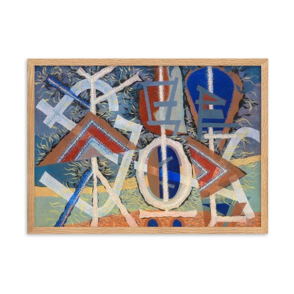 Crucial Gerahmtes Poster