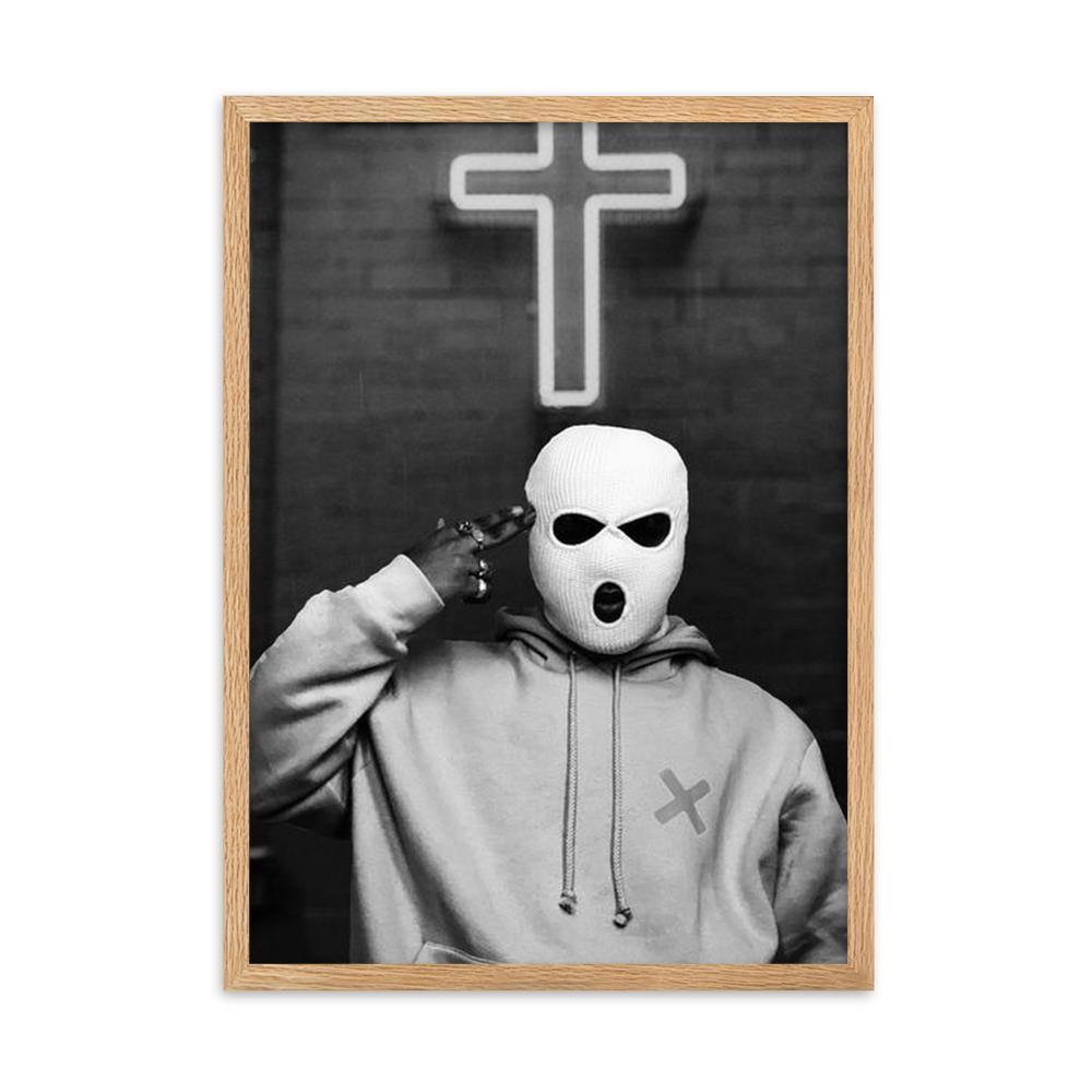 Pray Gerahmtes Poster