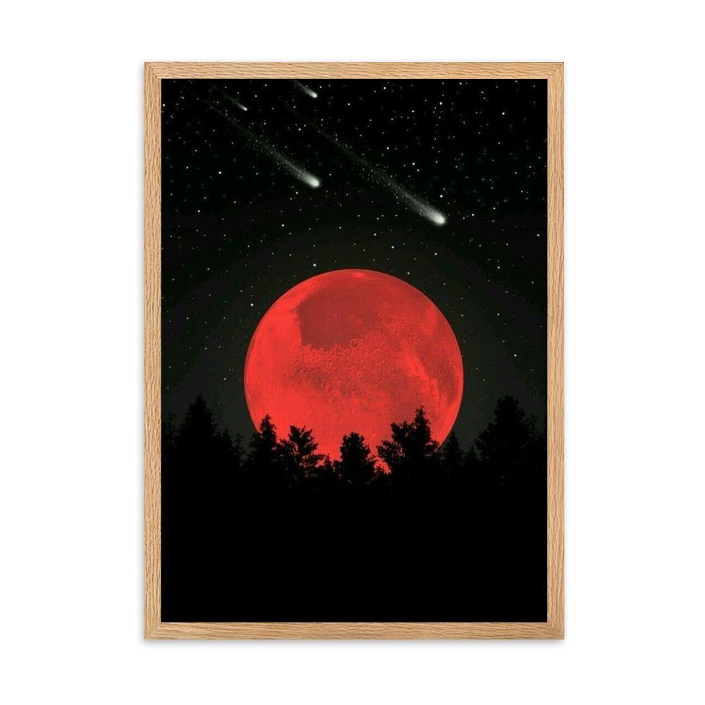 Red Eclipse Gerahmtes Poster