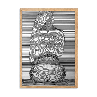Incandescence Gerahmtes Poster - Produktbild 6 - NiZED
