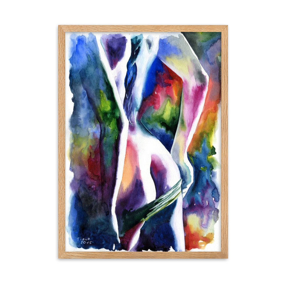 Luminescence - Gerahmtes Poster