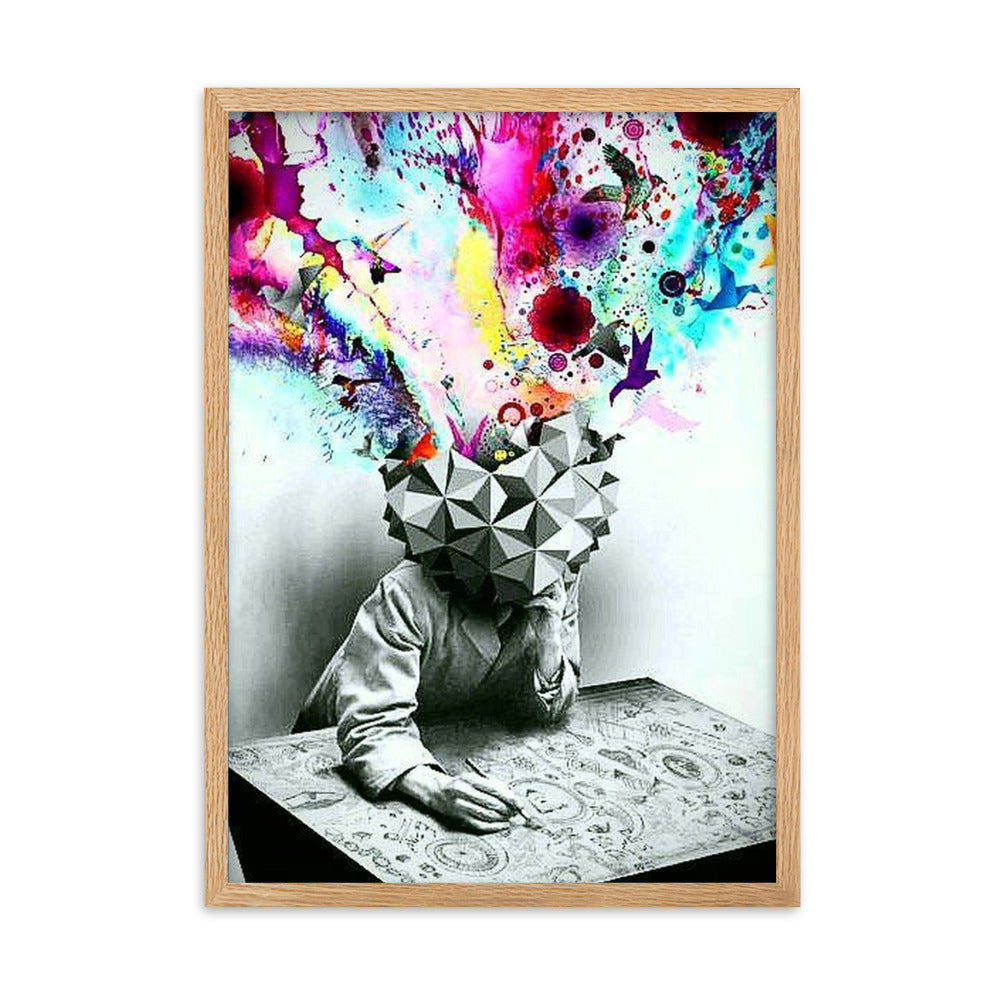 Creativ Minds - Gerahmtes Poster