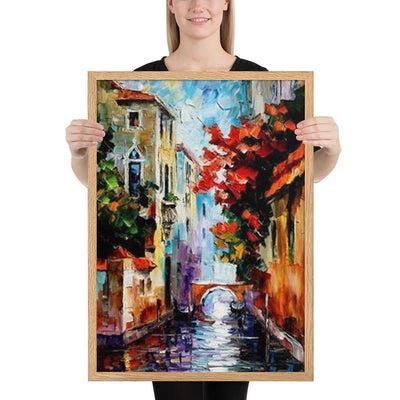 Neu Venedig Leinwand gerahmtes Poster - Produktbild 5 - NiZED