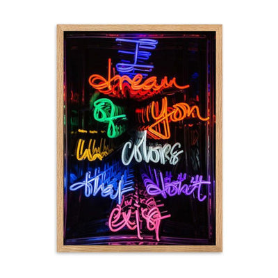Dream You Gerahmtes Poster - Produktbild 6 - NiZED
