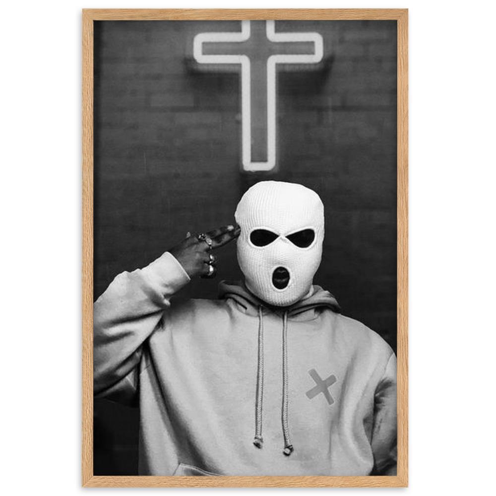 Pray Gerahmtes Poster