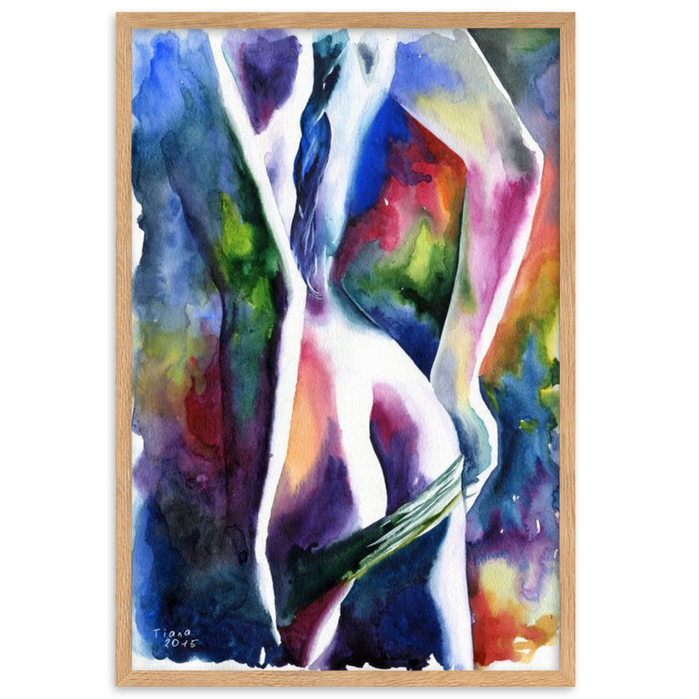 Luminescence - Gerahmtes Poster