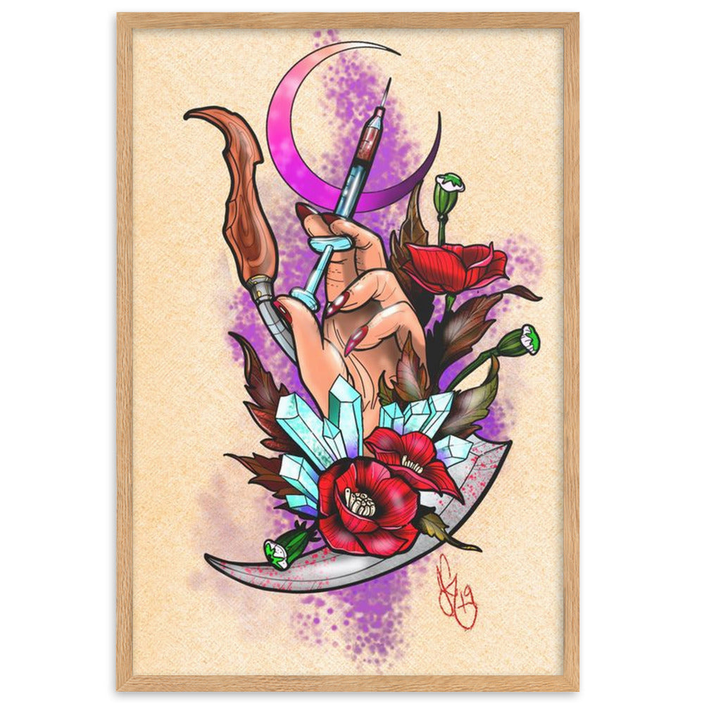 Dietrologia - Gerahmtes Poster