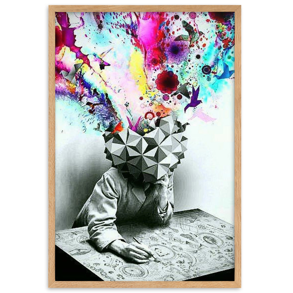 Creativ Minds - Gerahmtes Poster