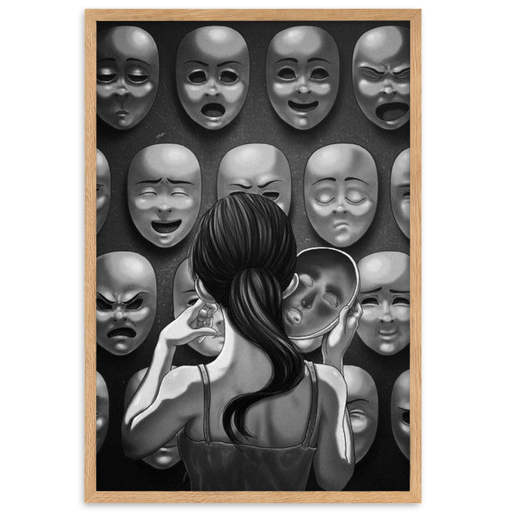 Who am I - Gerahmtes Poster