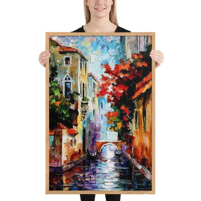 Neu Venedig Leinwand gerahmtes Poster - Produktbild 6 - NiZED
