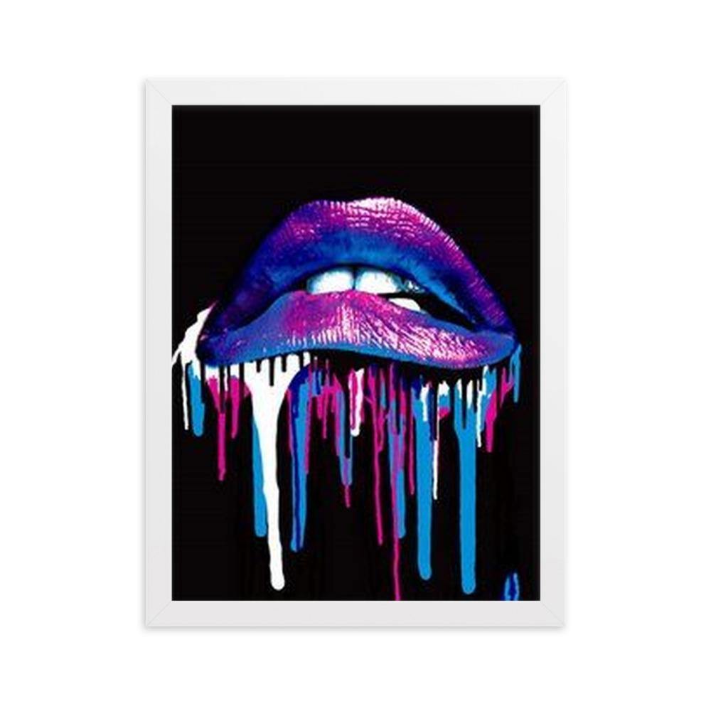 Incredible Lips Gerahmtes Poster