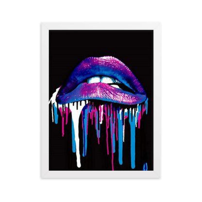 Incredible Lips Gerahmtes Poster