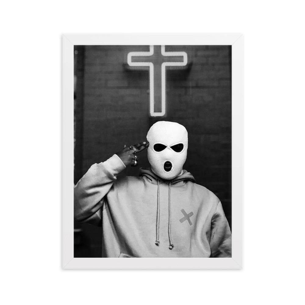 Pray Gerahmtes Poster