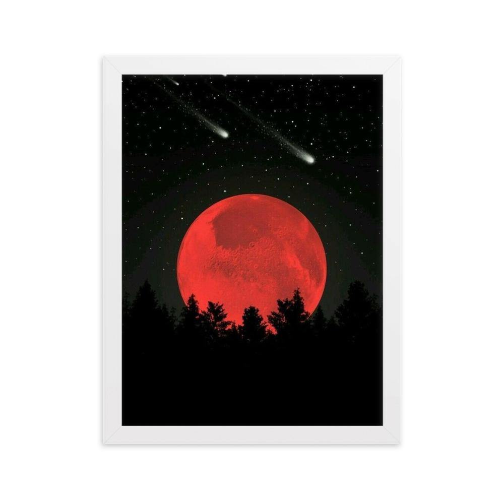 Red Eclipse Gerahmtes Poster