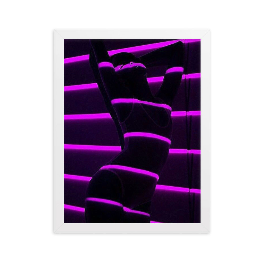 Purp Underwear - Gerahmtes Poster