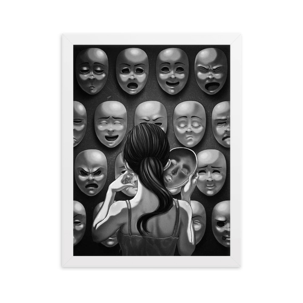 Who am I - Gerahmtes Poster