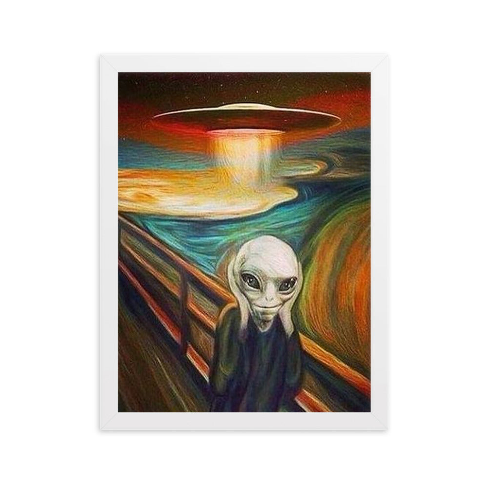 UFO Art - Gerahmtes Poster