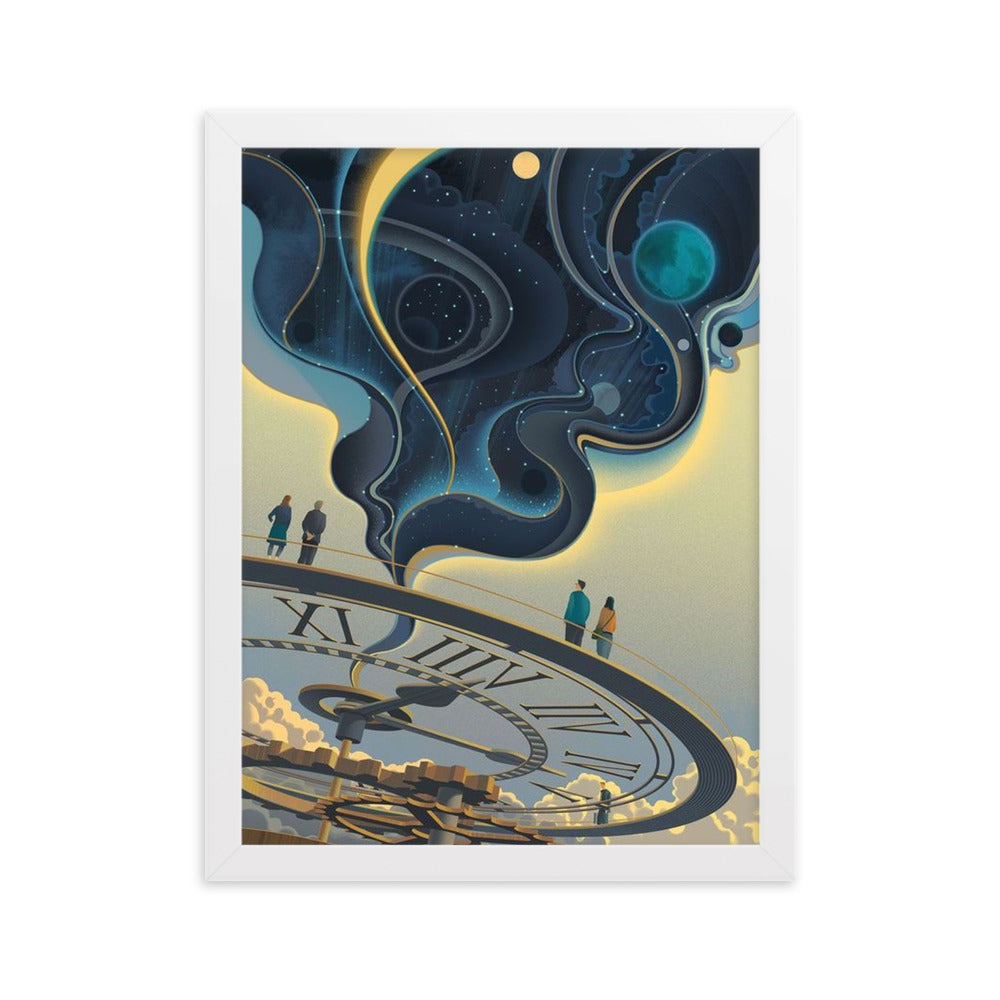 Clock - Gerahmtes Poster