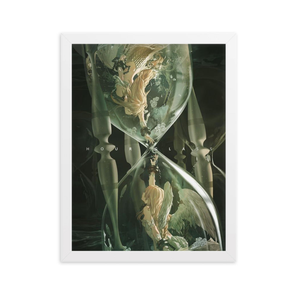 Hourglass - Gerahmtes Poster