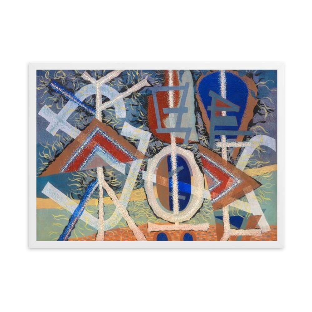 Crucial Gerahmtes Poster