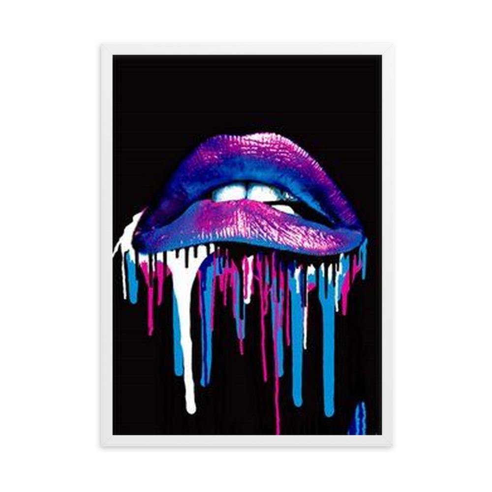 Incredible Lips Gerahmtes Poster