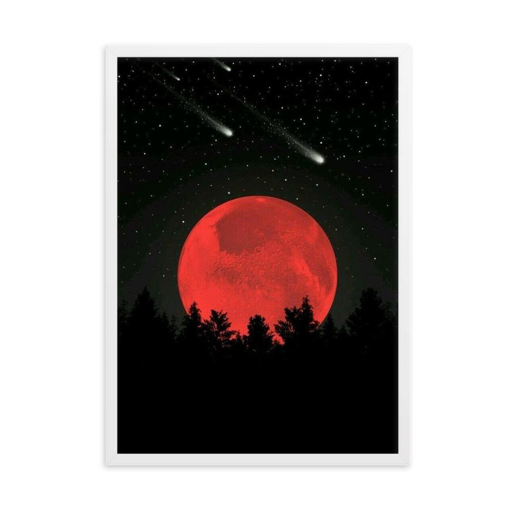 Red Eclipse Gerahmtes Poster
