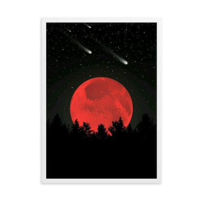 Red Eclipse Gerahmtes Poster