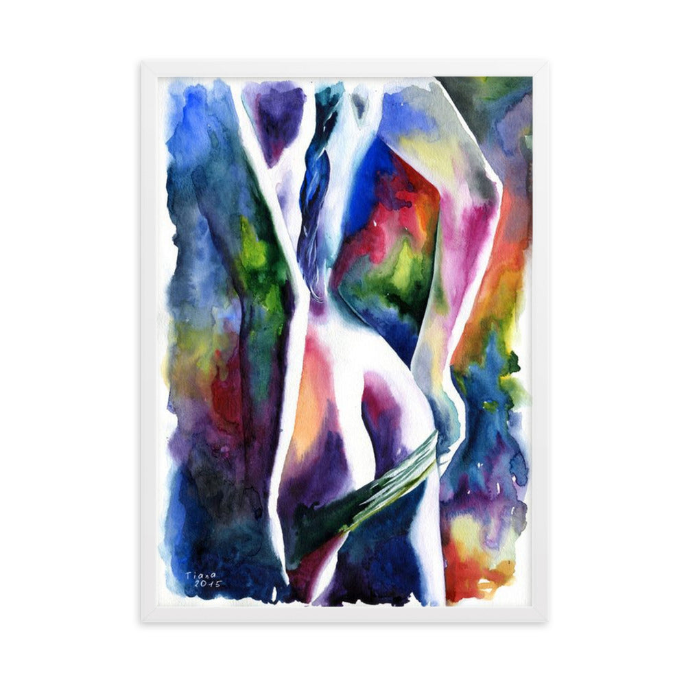 Luminescence - Gerahmtes Poster