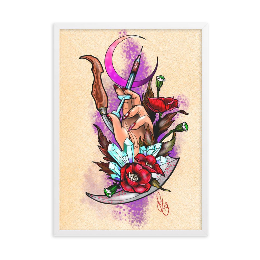 Dietrologia - Gerahmtes Poster