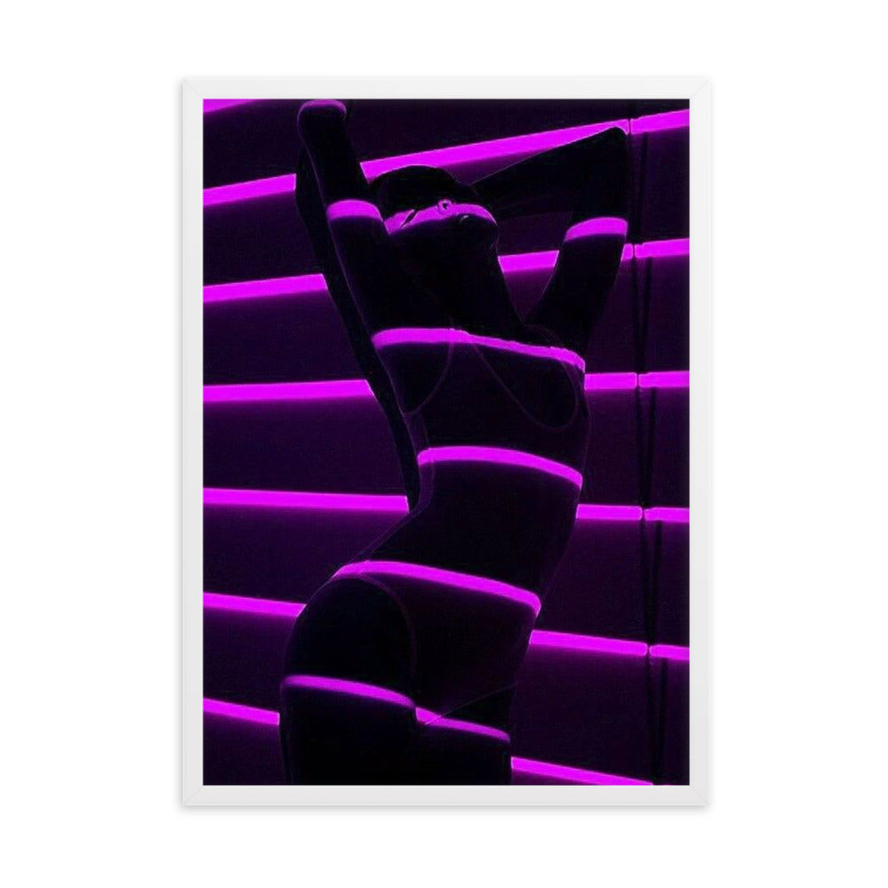 Purp Underwear - Gerahmtes Poster