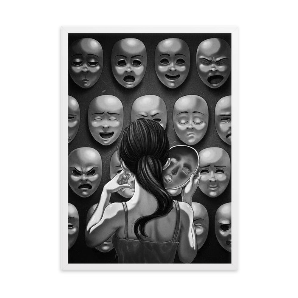 Who am I - Gerahmtes Poster