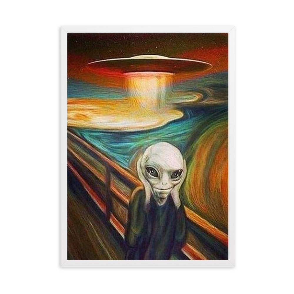 UFO Art - Gerahmtes Poster