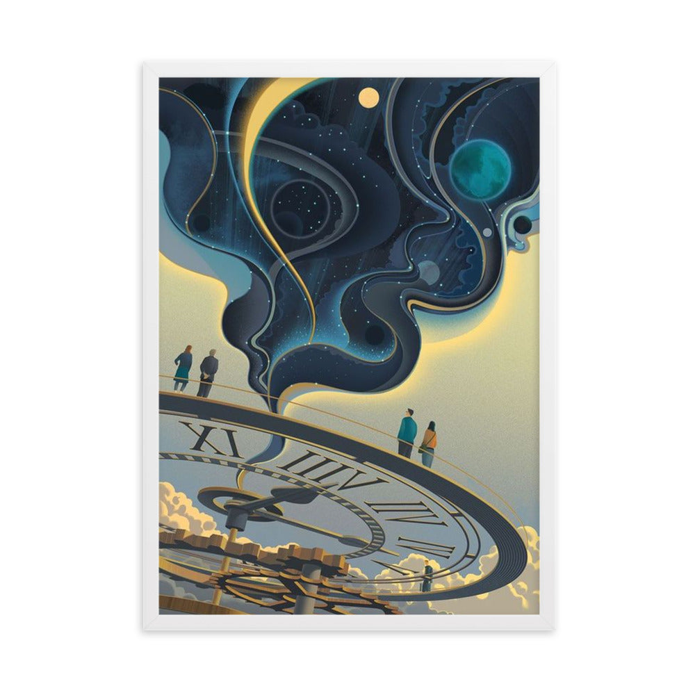 Clock - Gerahmtes Poster