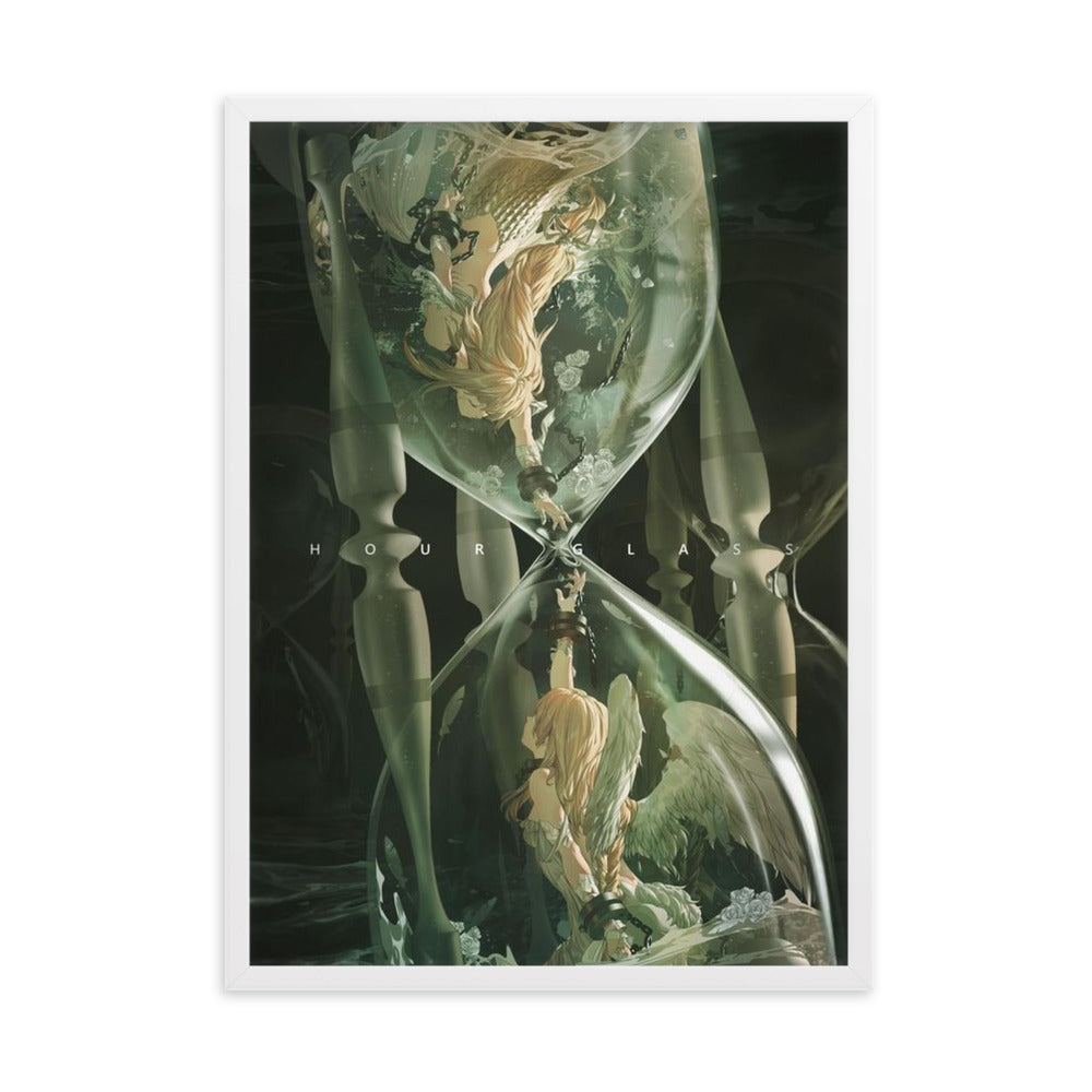 Hourglass - Gerahmtes Poster