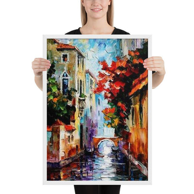 Neu Venedig Leinwand gerahmtes Poster - Produktbild 8 - NiZED