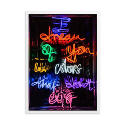 Dream You Gerahmtes Poster - Produktbild 9 - NiZED