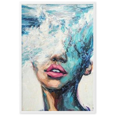 Confidence Gerahmtes Poster von NiZED als gerahmtes trippy Poster fuer Wanddeko