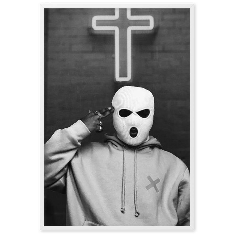 Pray Gerahmtes Poster