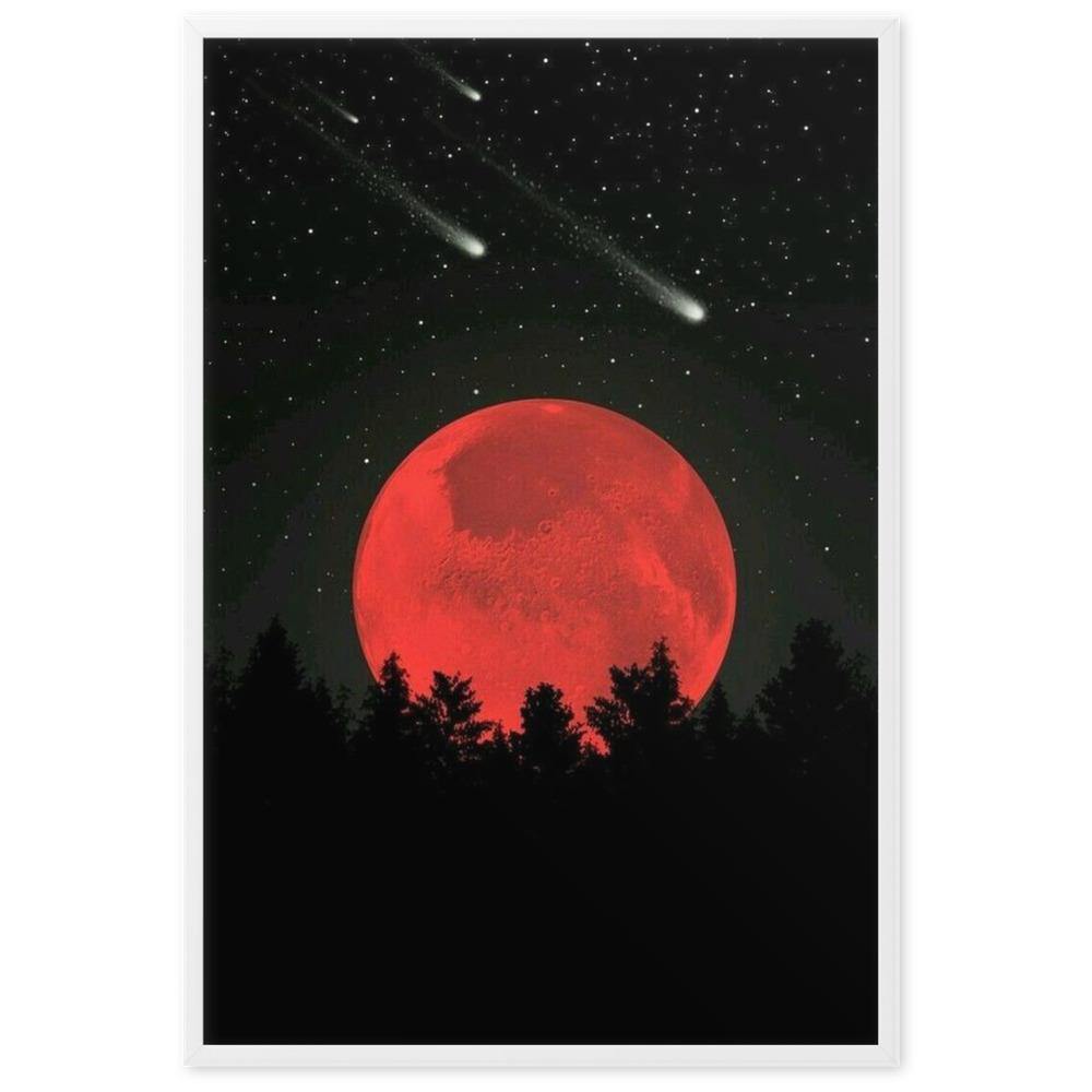 Red Eclipse Gerahmtes Poster