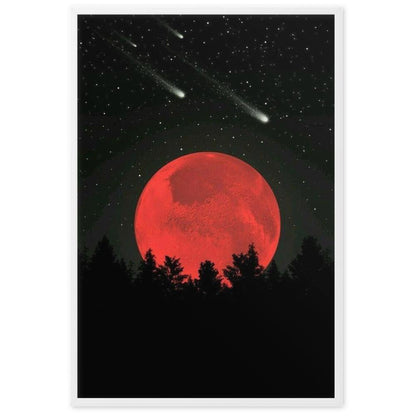 Red Eclipse Gerahmtes Poster