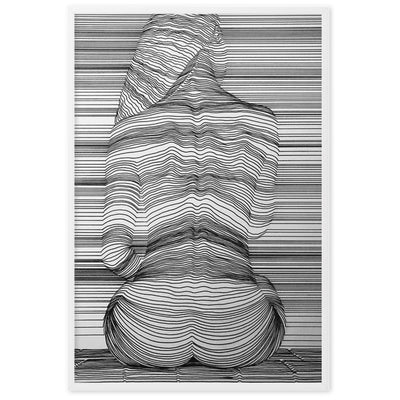 Incandescence Gerahmtes Poster von NiZED als gerahmtes trippy Poster fuer Wanddeko