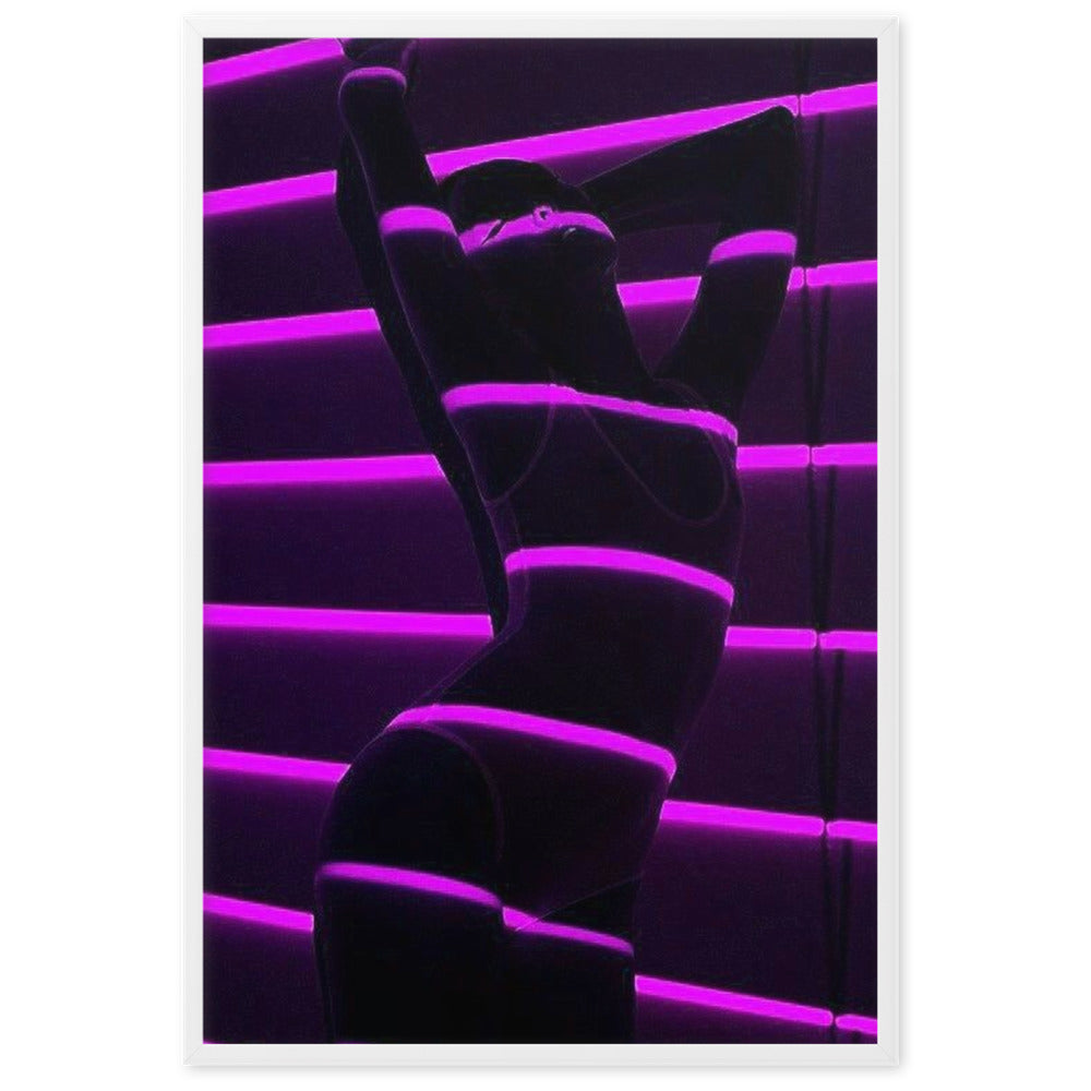 Purp Underwear - Gerahmtes Poster