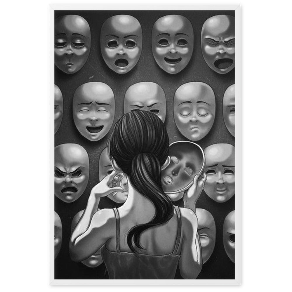 Who am I - Gerahmtes Poster